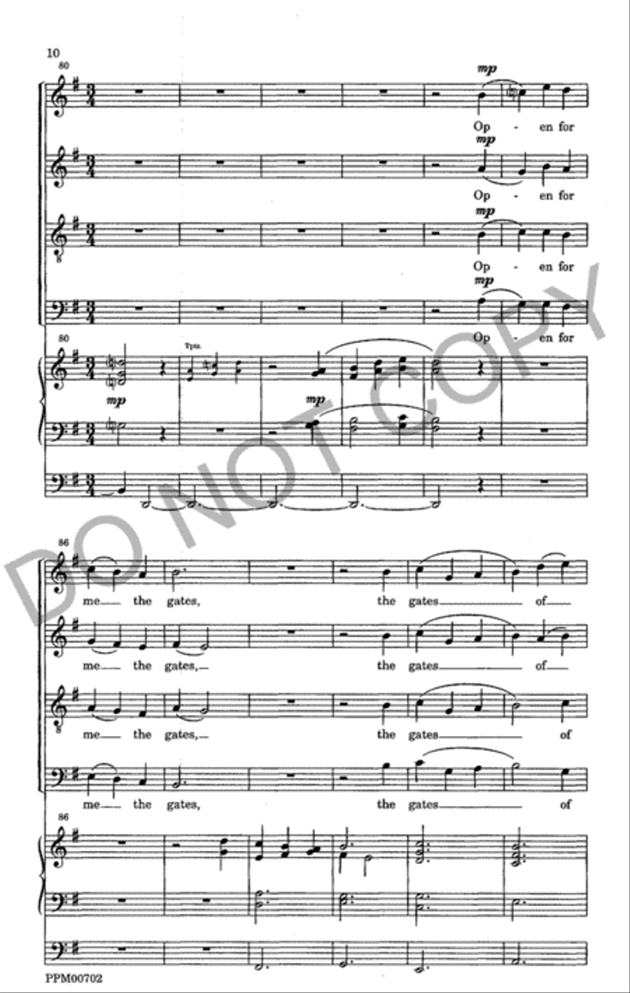 Alleluia! Christ is Risen 4-Part scores gallery preview page 11