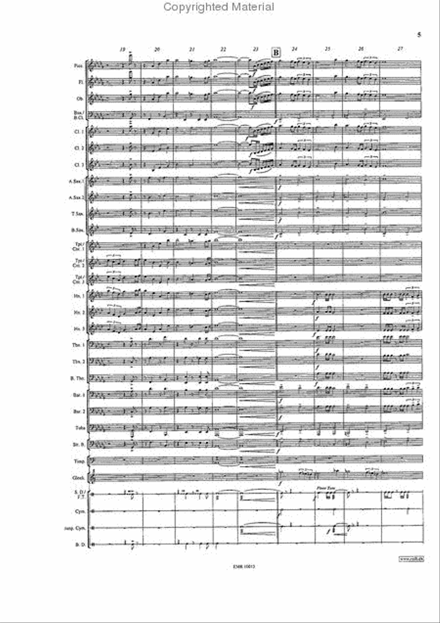 Back To The Future Concert Band scores gallery preview page 5