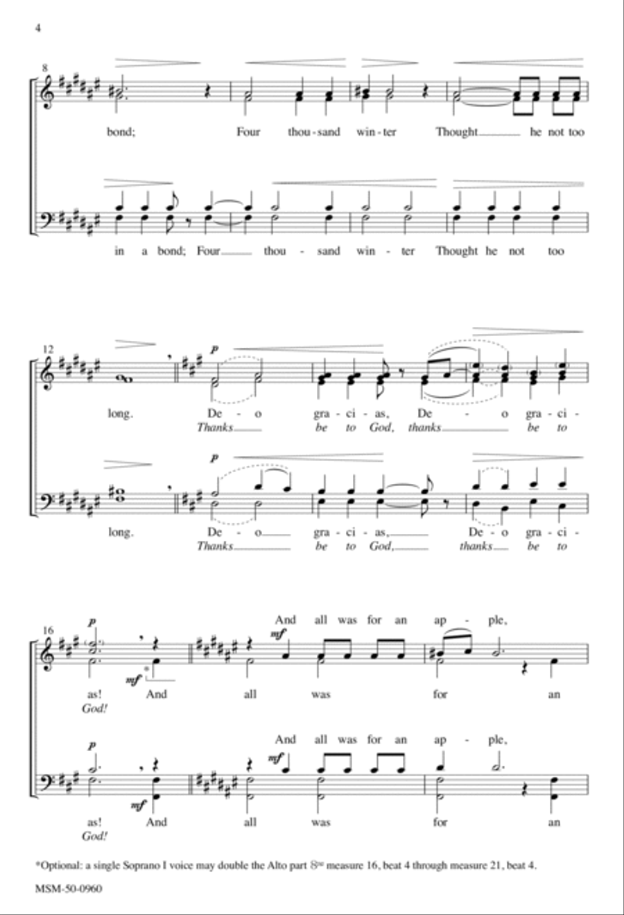Adam Lay Ybounden Adam Lay Ybounden 4-Part scores gallery preview page 2