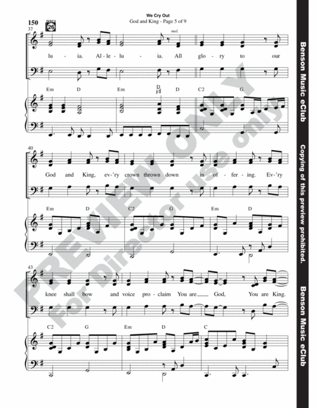 We Cry Out (Choral Book) image number null