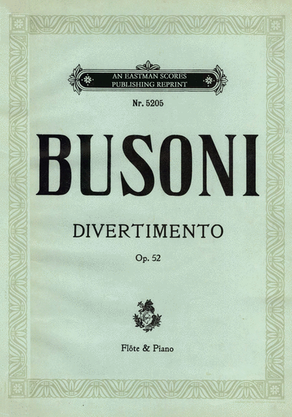 Divertimento, B minor, for Flute and Chamber Orchestra, op. 52