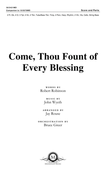 Come, Thou Fount of Every Blessing - Orchestral Score and Parts