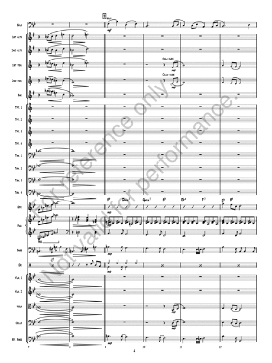 Still, Still, Still Still, Still, Still Jazz Ensemble scores gallery preview page 3