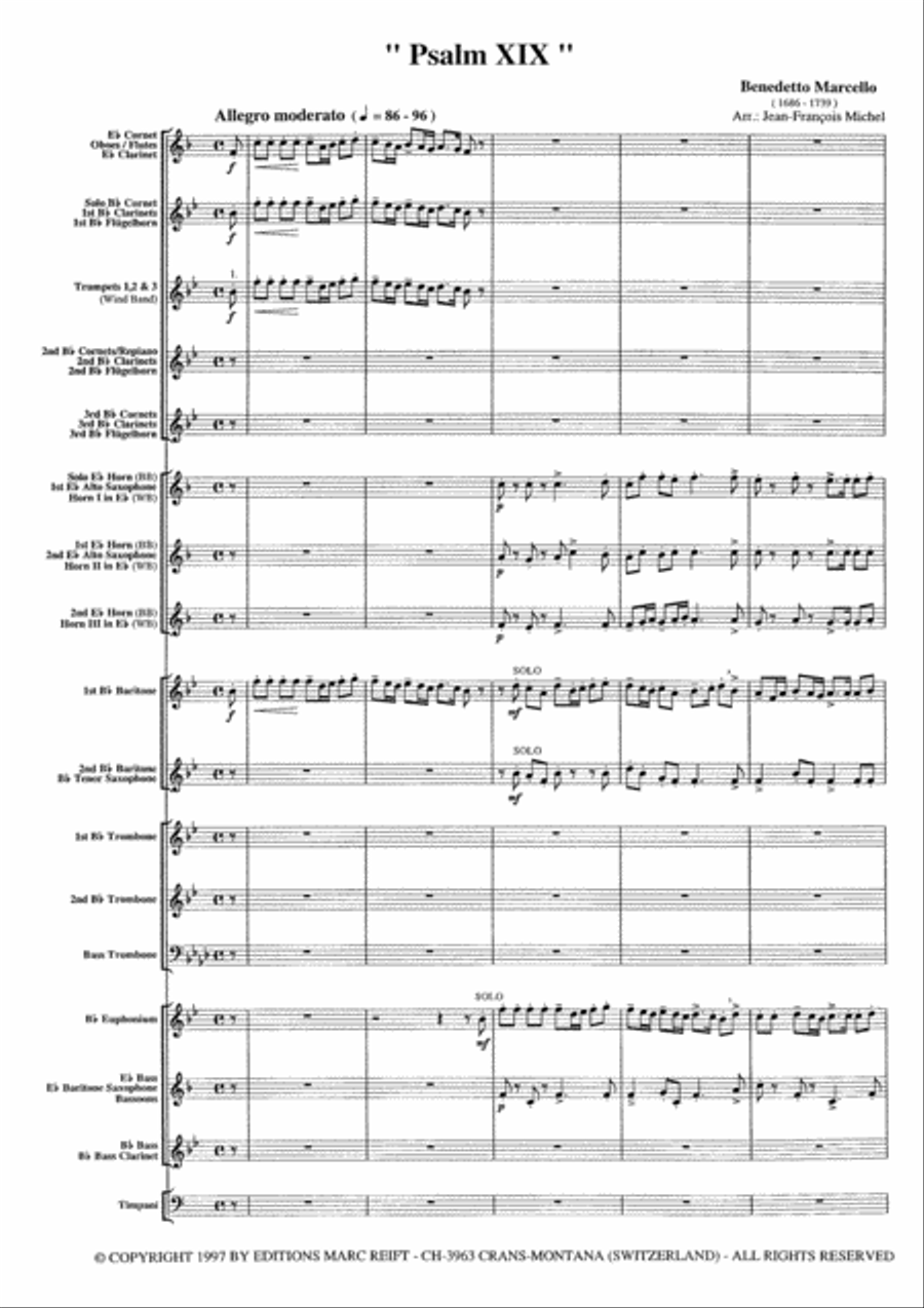 Psalm XIX Concert Band scores gallery preview page 4