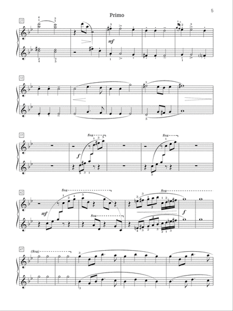Hava Nagila Small Ensemble scores gallery preview page 5