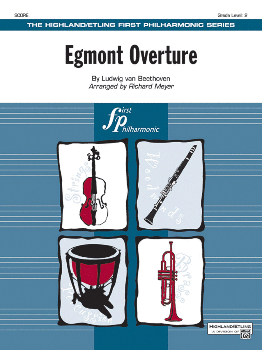 Egmont Overture (score only) Full Orchestra scores gallery preview page 1