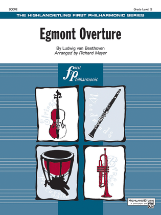 Book cover for Egmont Overture (score only)
