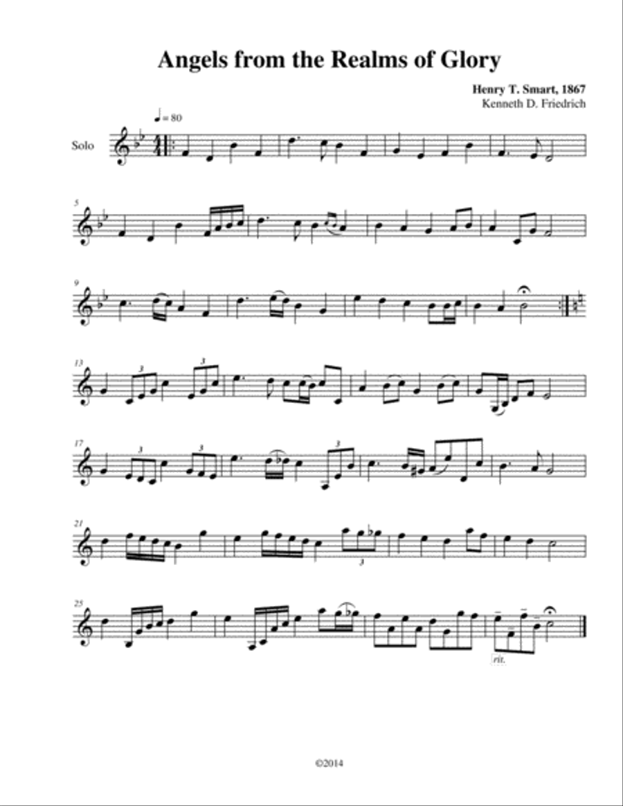 60 Christmas Hymns for the Solo Performer Trumpet Solo scores gallery preview page 4
