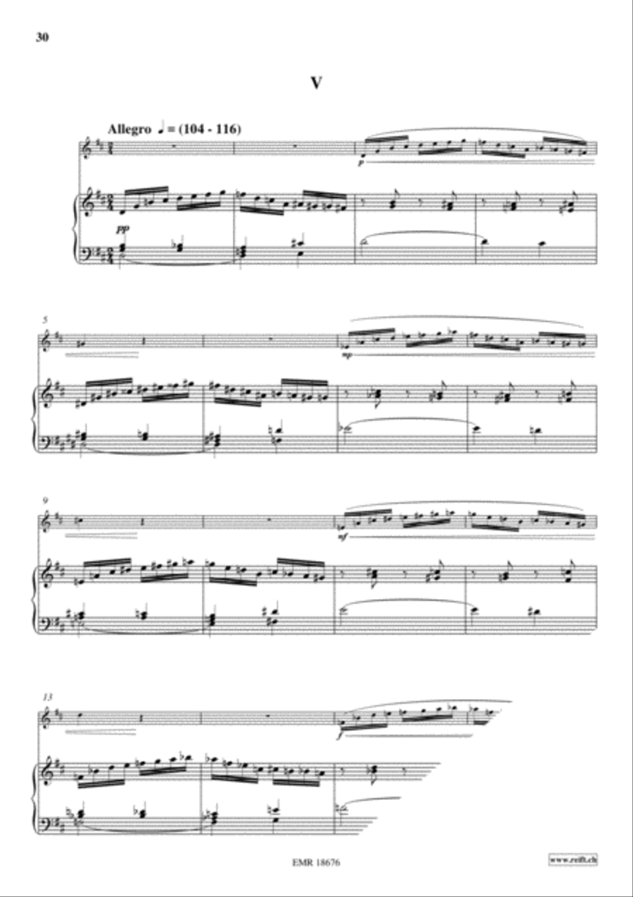 5 Etudes d'Intonation Violin scores gallery preview page 10