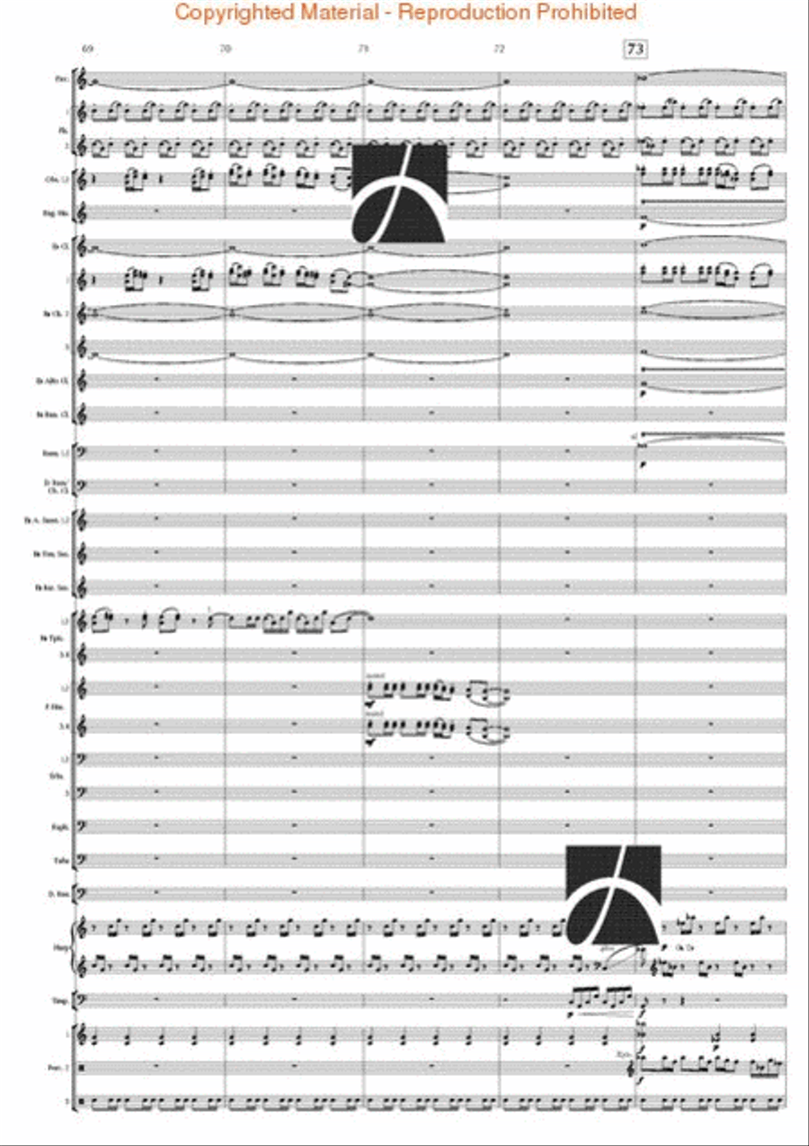 Aquarium Concert Band scores gallery preview page 13