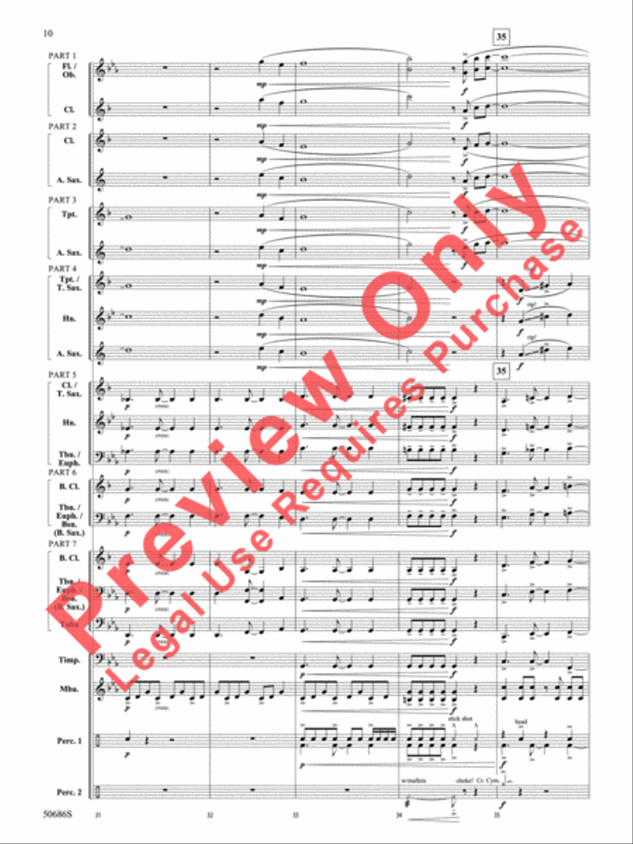 Tripwire Concert Band scores gallery preview page 11