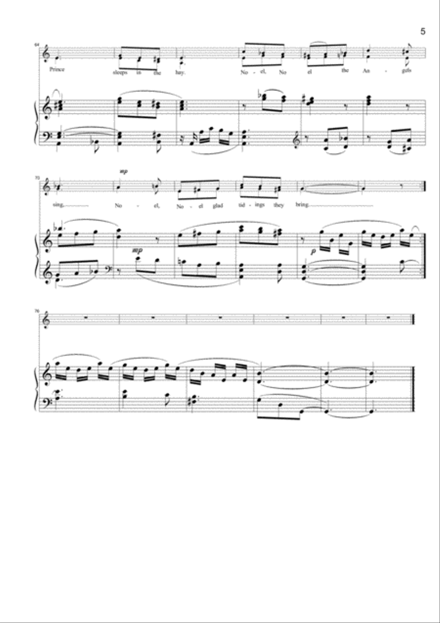 four songs for xmas four songs for xmas Small Ensemble scores gallery preview page 5