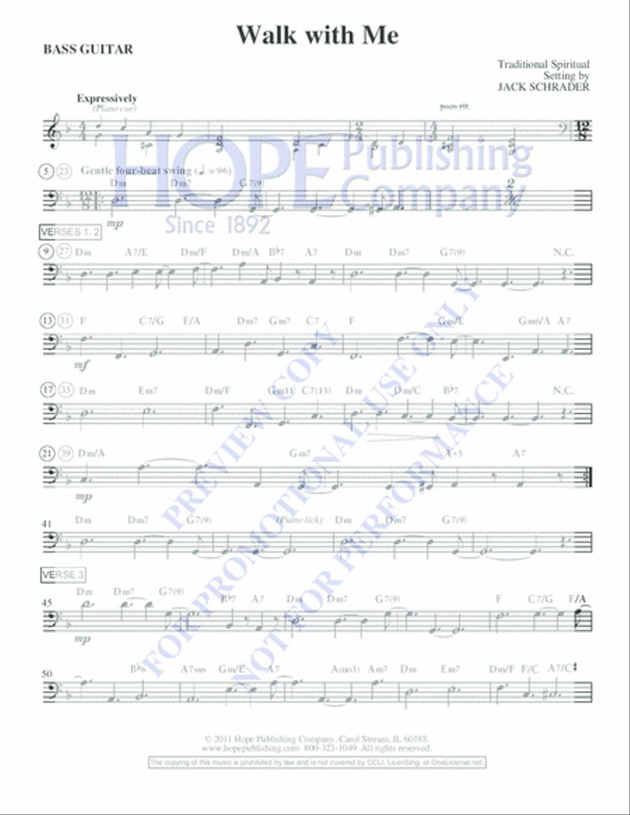 Walk with Me Choir scores gallery preview page 4