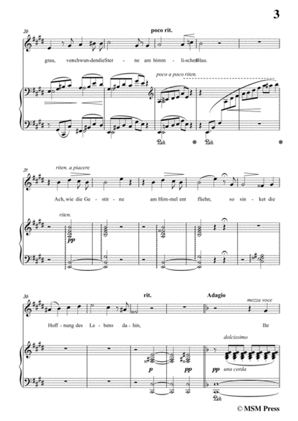 Liszt-Es rauschen die winde in E Major,for Voice and Piano image number null