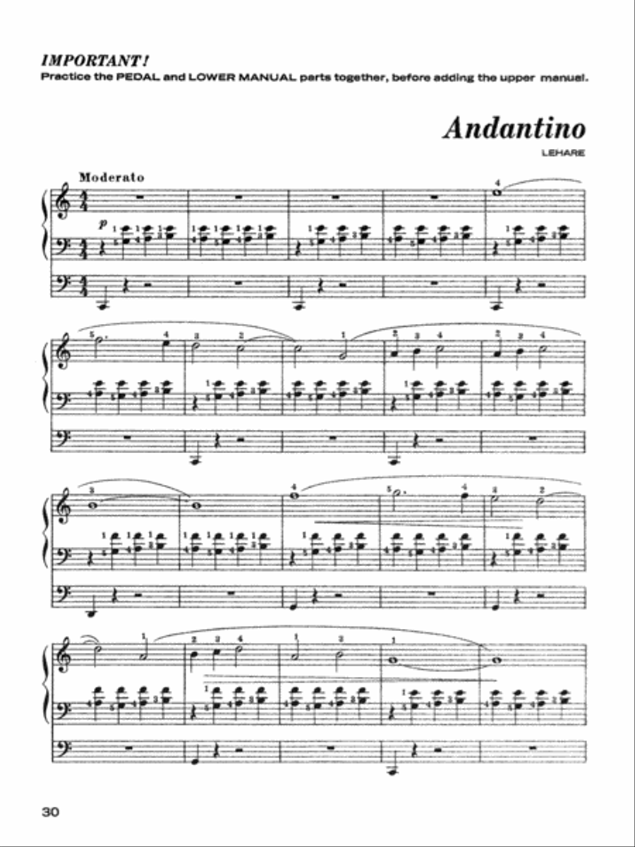 Palmer-Hughes Spinet Organ Course, Book 5 Organ scores gallery preview page 4