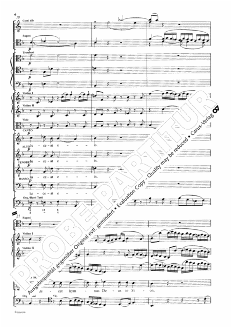 Requiem Requiem 4-Part scores gallery preview page 15
