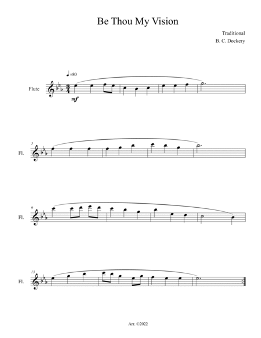 20 Greatest Hymns for Solo Flute Flute Solo scores gallery preview page 6