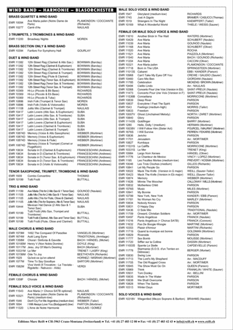 Summertime Concert Band scores gallery preview page 8