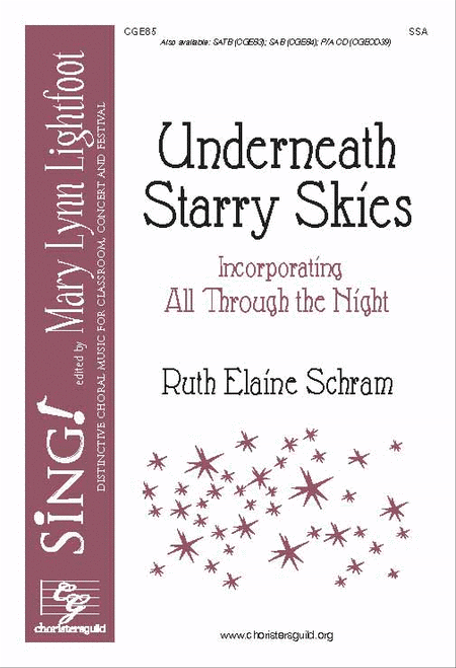 Underneath Starry Skies (SSA) SSA scores gallery preview page 1