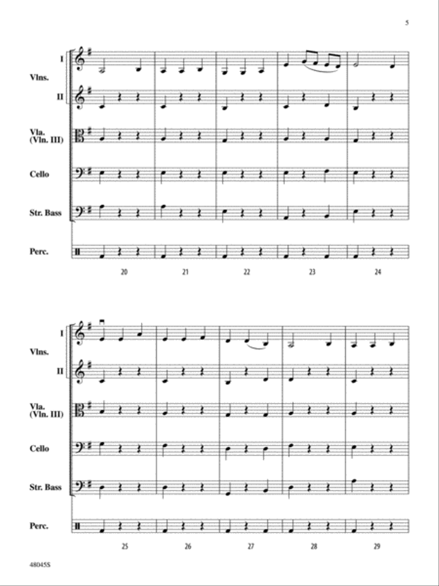 The Lost Lady Found: Score String Orchestra scores gallery preview page 5