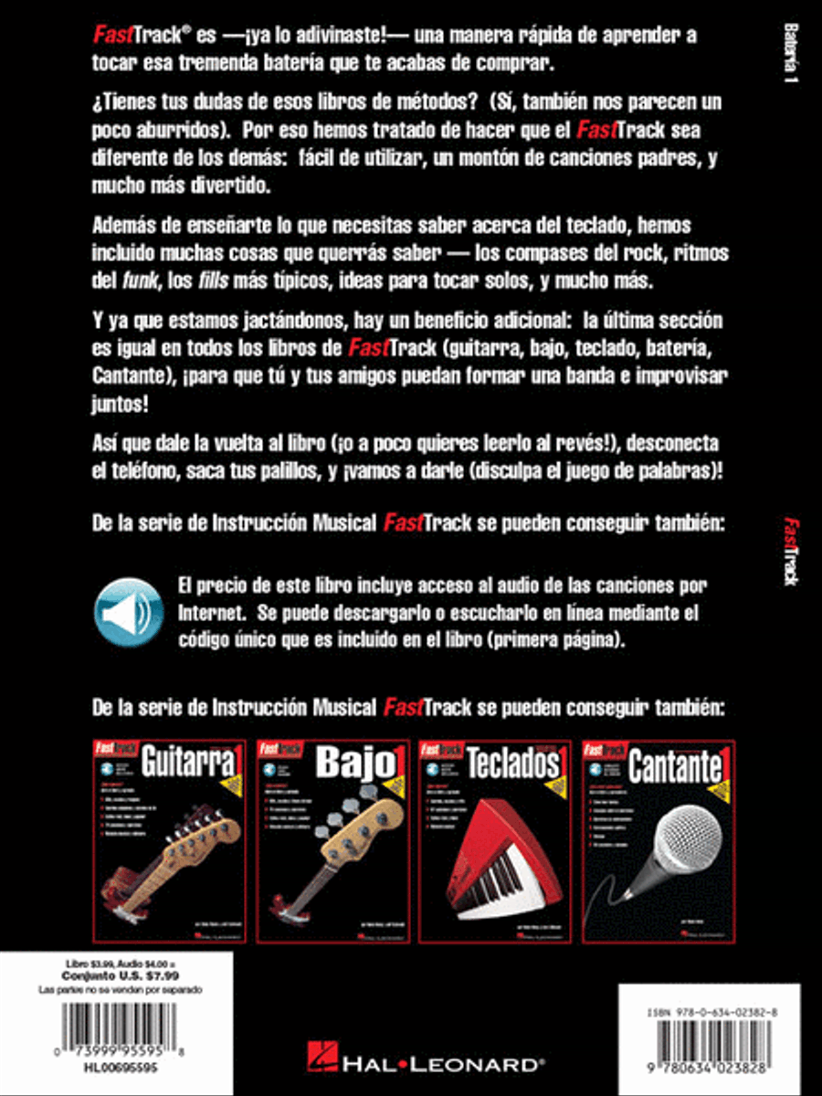 FastTrack Drum Method – Spanish Edition – Level 1