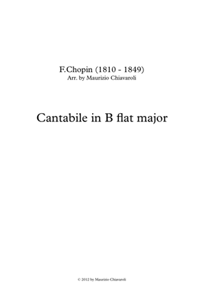 Cantabile in B flat major
