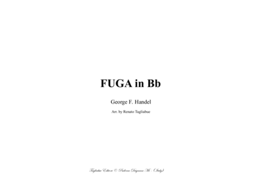 FUGA in Bb - G.F. HANDEL - For Organ image number null