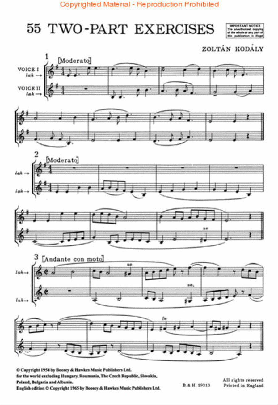 55 Two-Part Exercises 2-Part scores gallery preview page 2