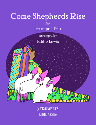 Book cover for Come Shepherds Rise for Trumpet Trio
