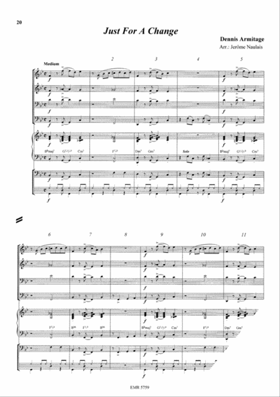 Be - Bop Be - Bop Brass Ensemble scores gallery preview page 6
