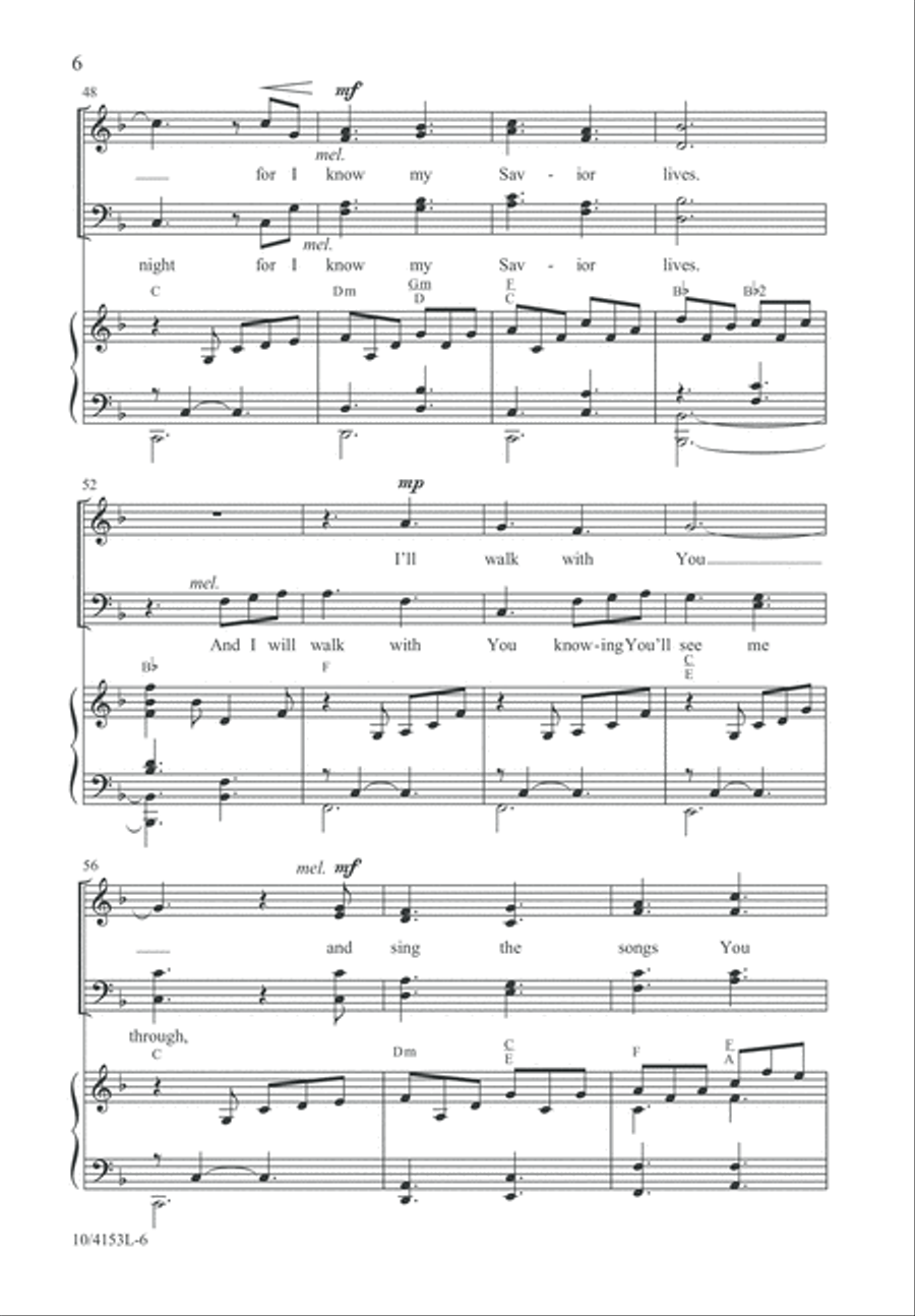 How Can I Keep from Singing? 4-Part scores gallery preview page 7