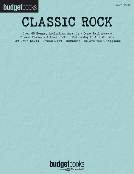 Classic Rock (Budget Books)