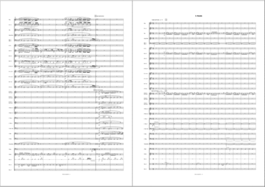 The Danserye Concert Band scores gallery preview page 6
