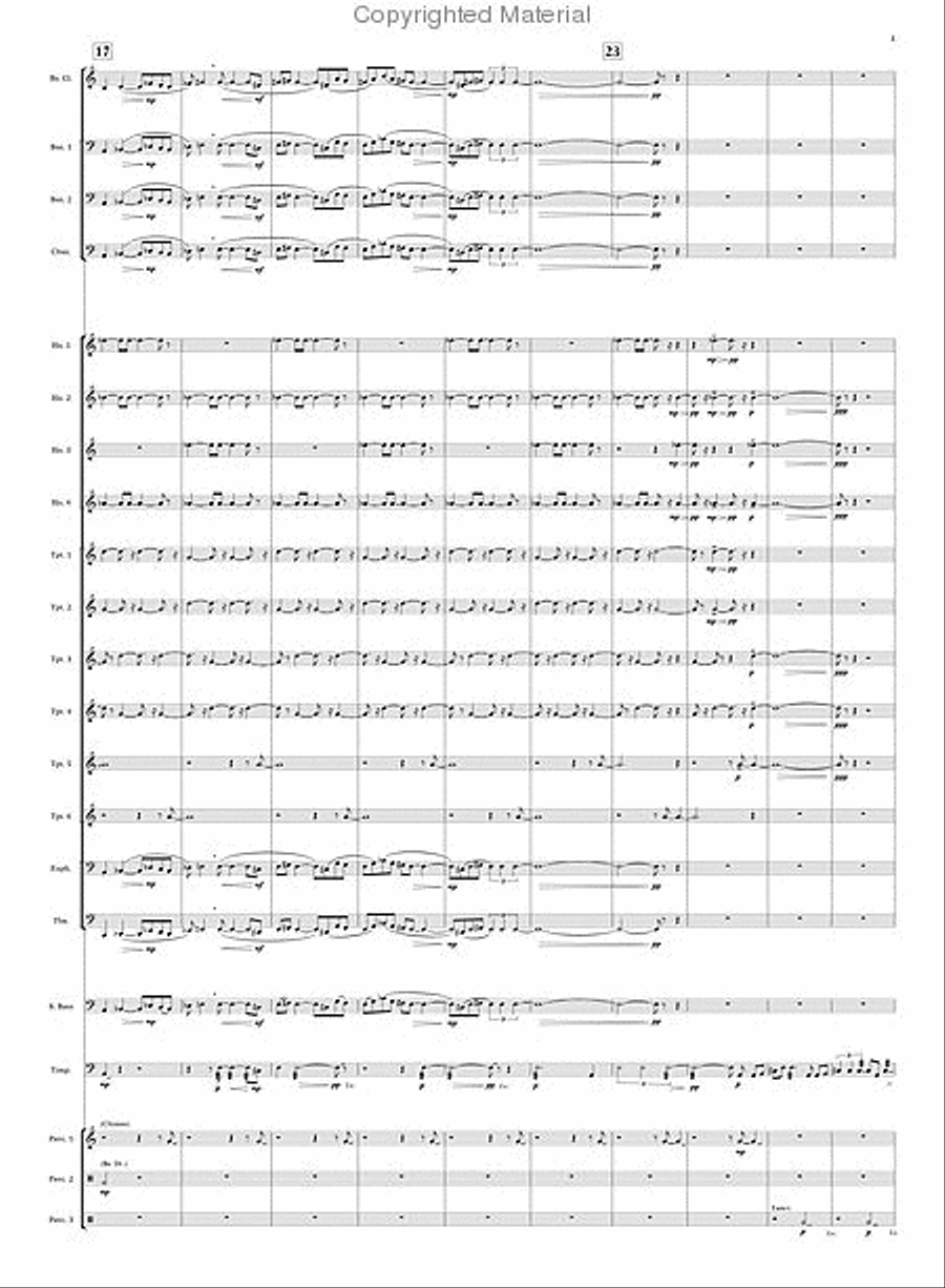Las Campanas (The Bells) Concert Band scores gallery preview page 3