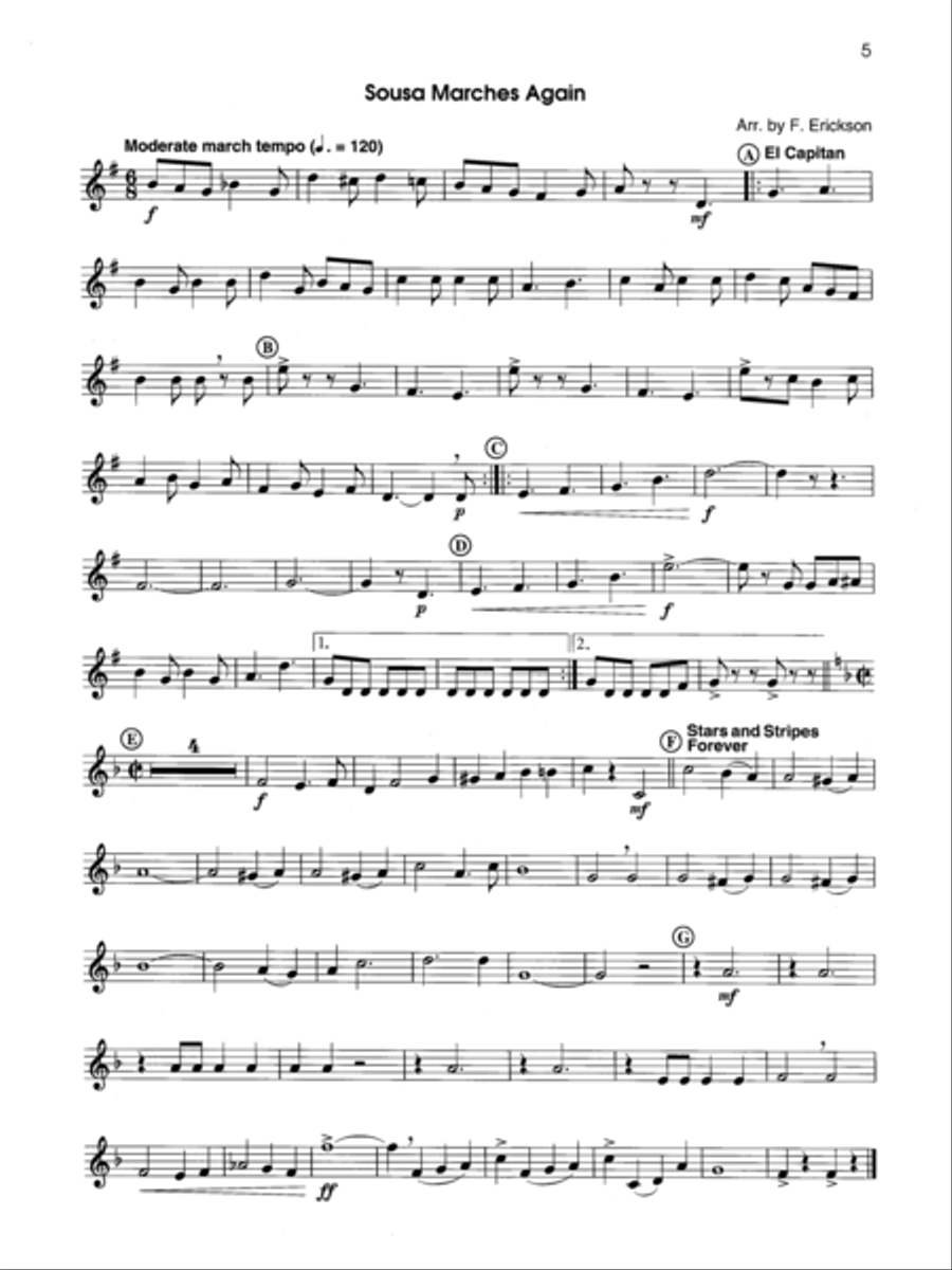 Technique Through Performance Concert Band Methods scores gallery preview page 7