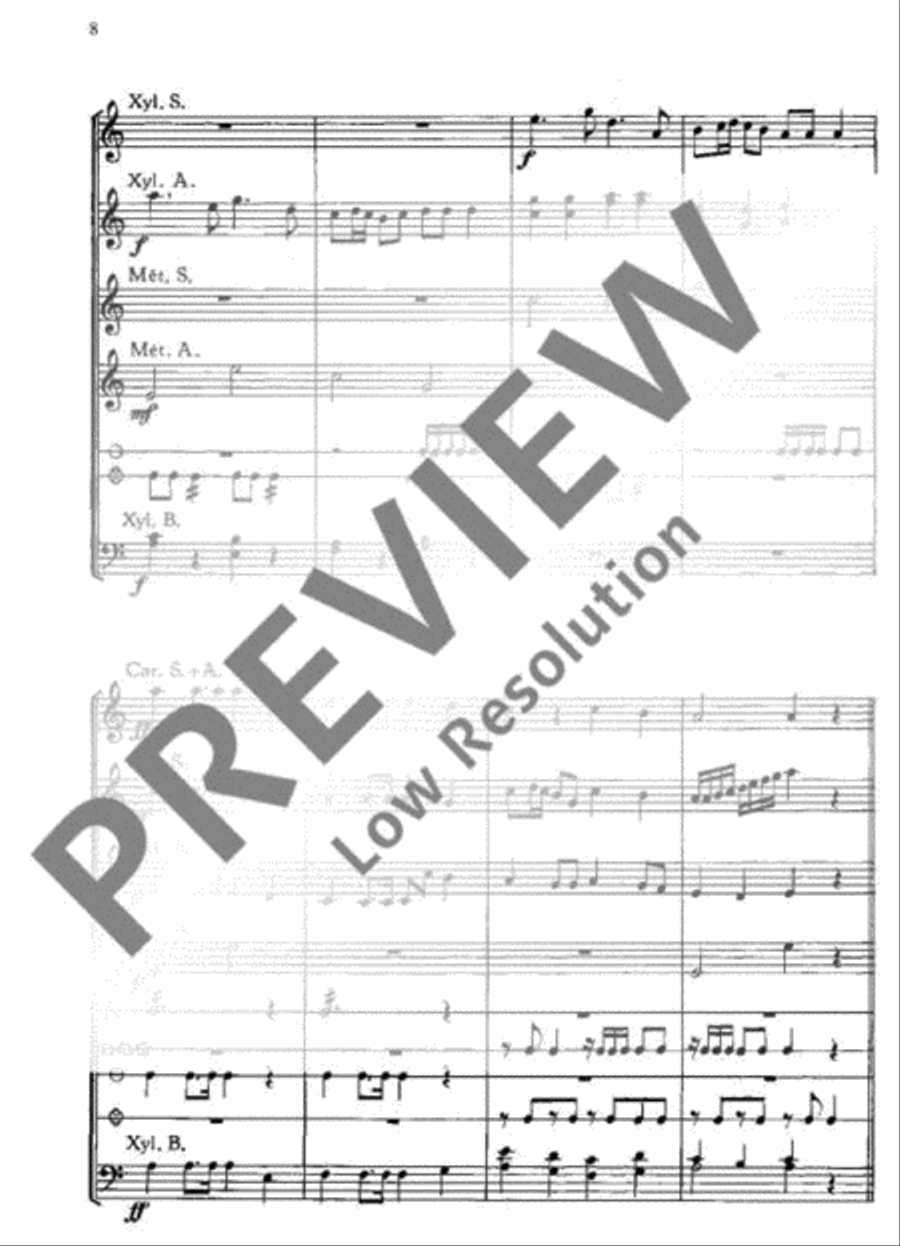 Quasi una Sonata... Glockenspiel scores gallery preview page 9