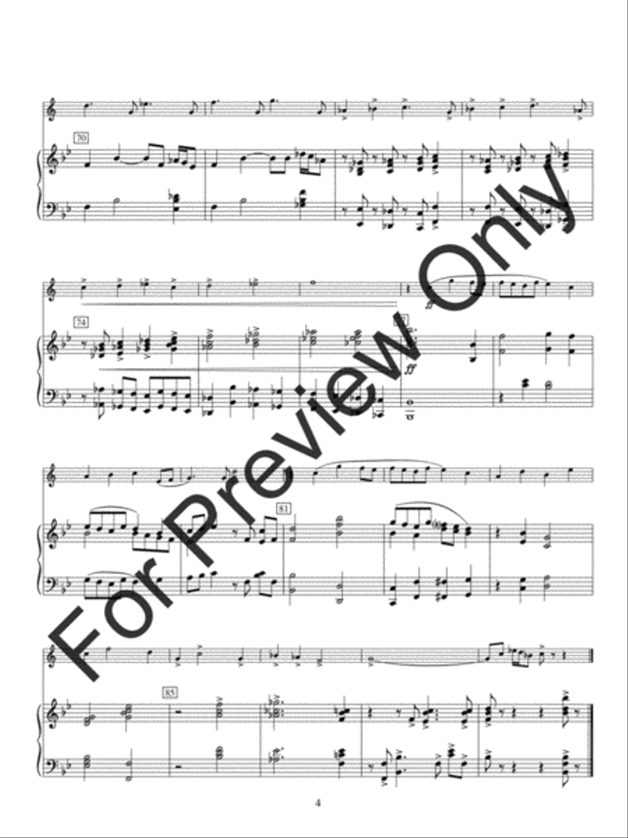 Contrasts Contrasts B-Flat Trumpet scores gallery preview page 7