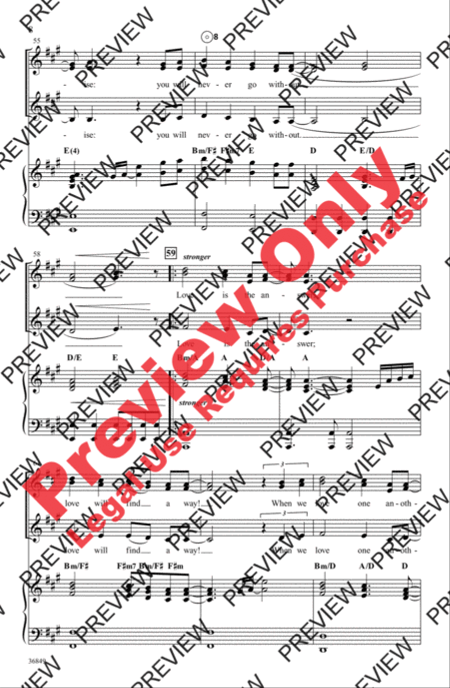 Love Women's Choir scores gallery preview page 8