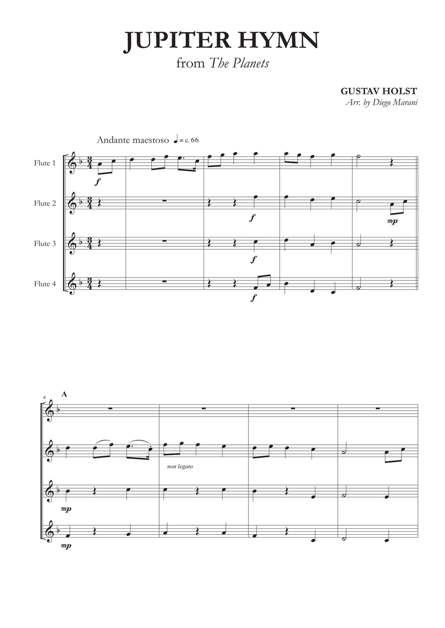 Jupiter Hymn from 
