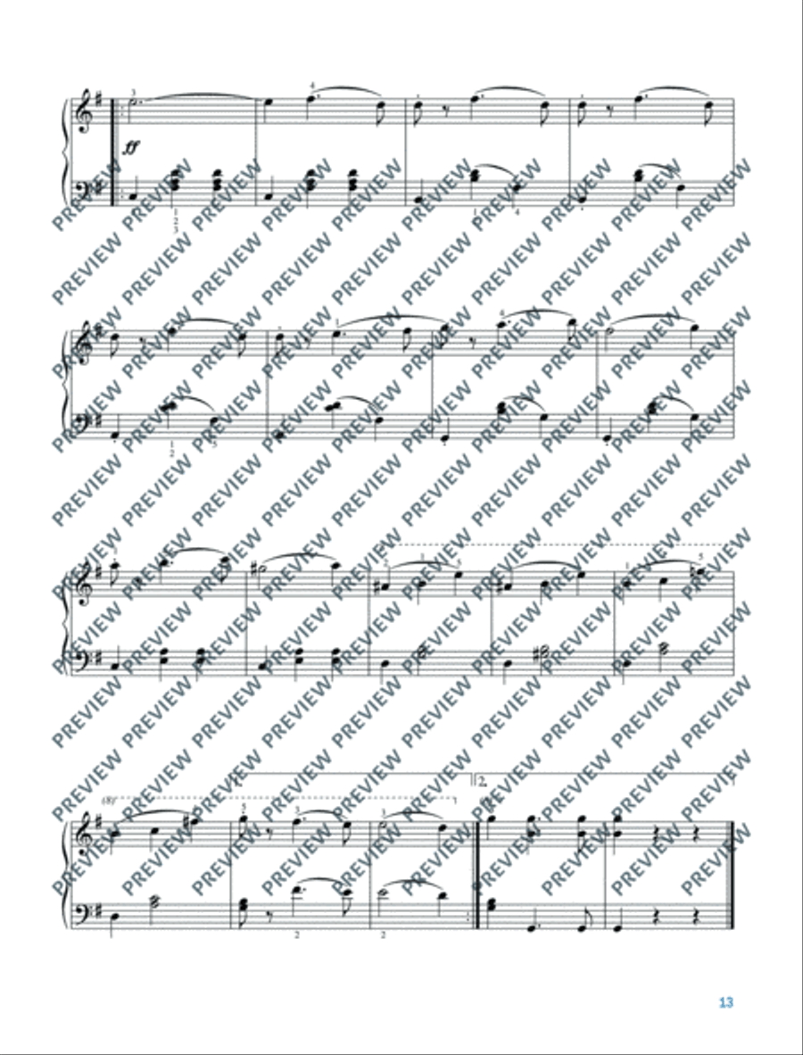 Swan Lake Swan Lake Piano Solo scores gallery preview page 14