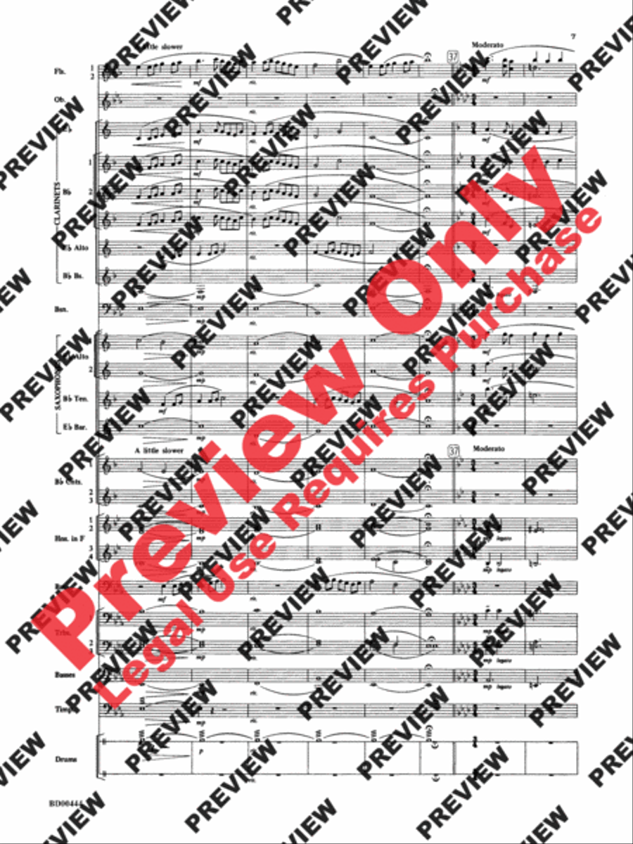 Lethbridge Overture Concert Band scores gallery preview page 8