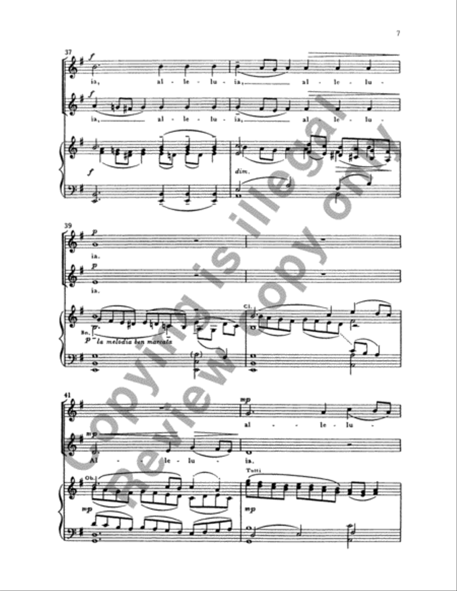 Alleluia, Amen Alleluia, Amen SSAA scores gallery preview page 26
