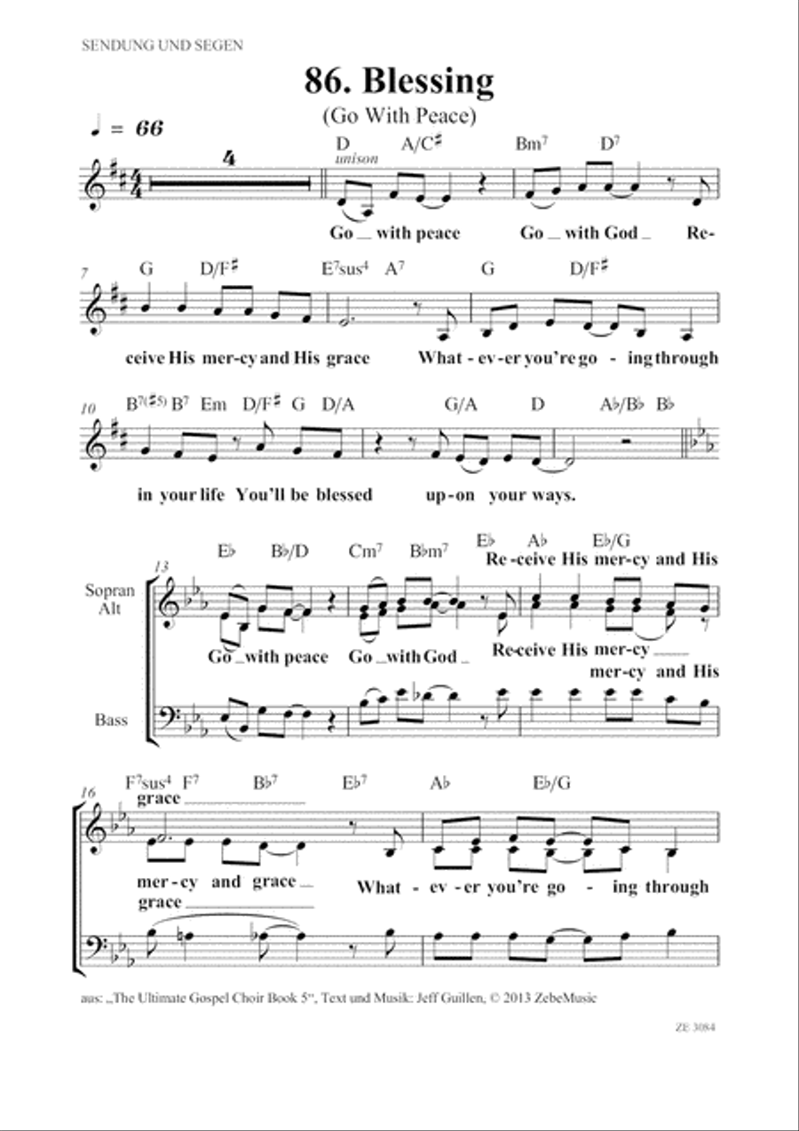 Glory to God! Gospel liturgisch. Voice scores gallery preview page 11