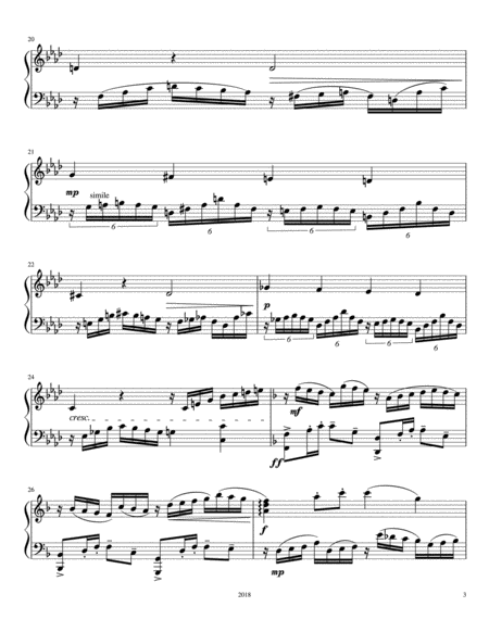Chromatic Prelude in B major