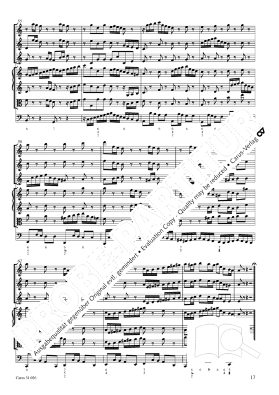 Ah, how fleeting, ah, how futile (Ach wie fluchtig, ach wie nichtig) 4-Part scores gallery preview page 18