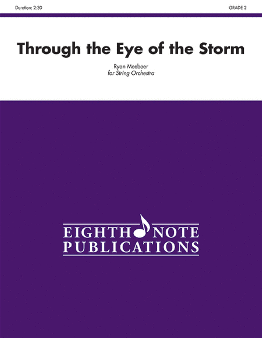 Through the Eye of the Storm String Orchestra scores gallery preview page 1