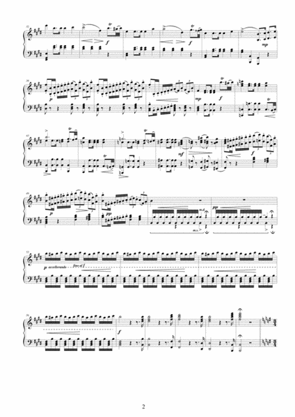 Rossini-La gazza ladra-Ouverture-Solo piano image number null