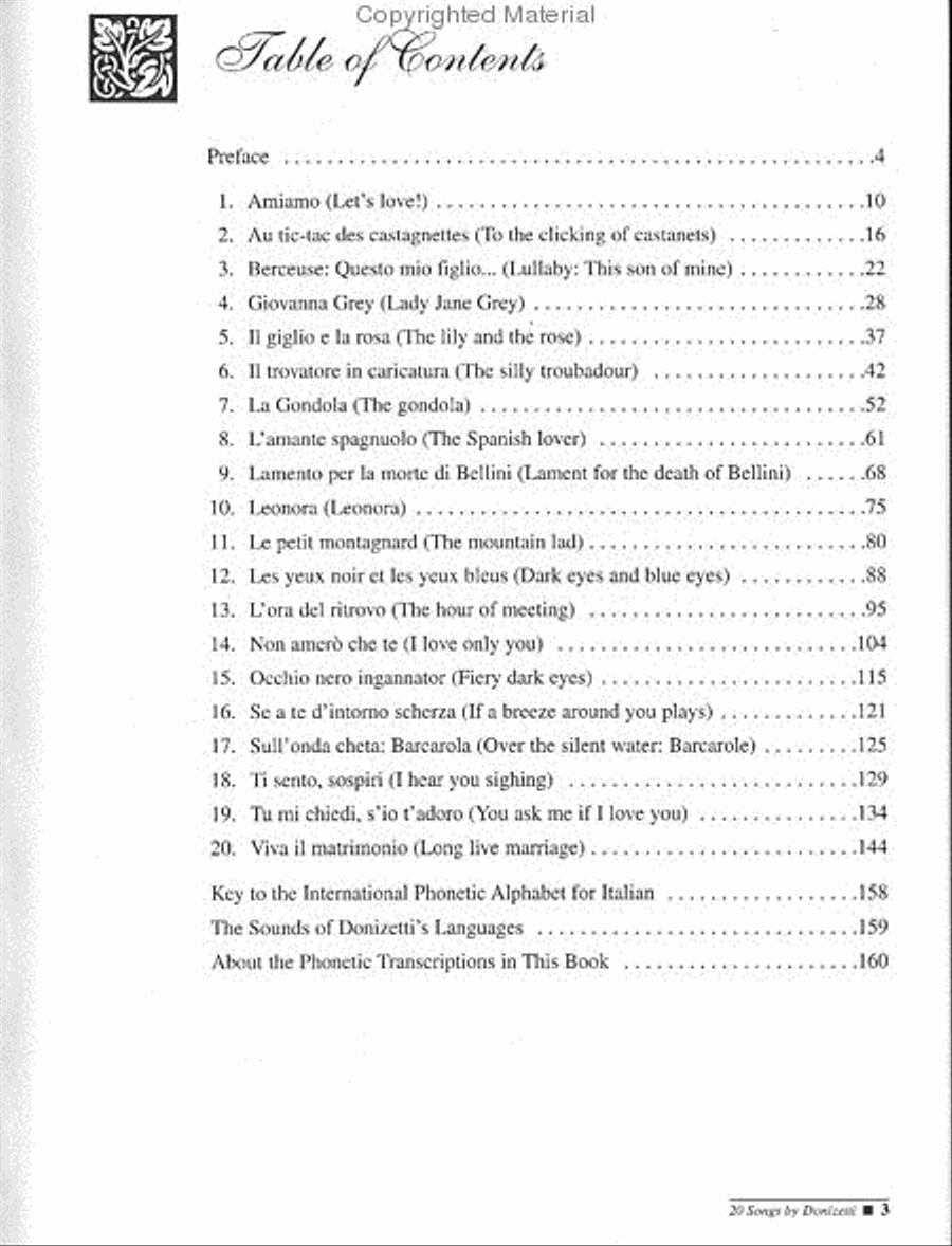 Donizetti Donizetti Medium-Low Voice scores gallery preview page 2