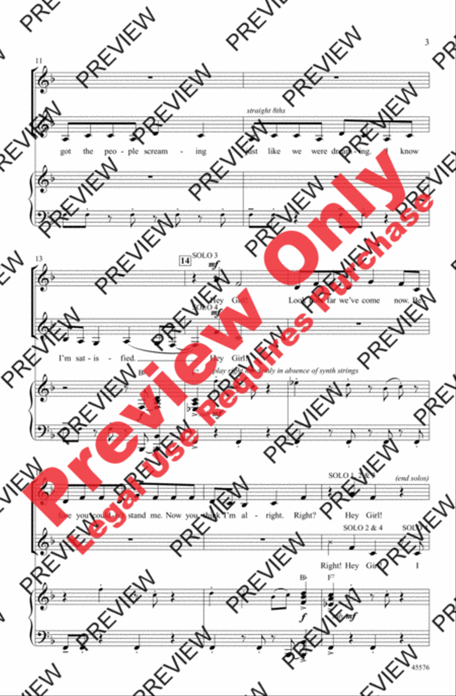 I Got You I Got You Women's Choir scores gallery preview page 3
