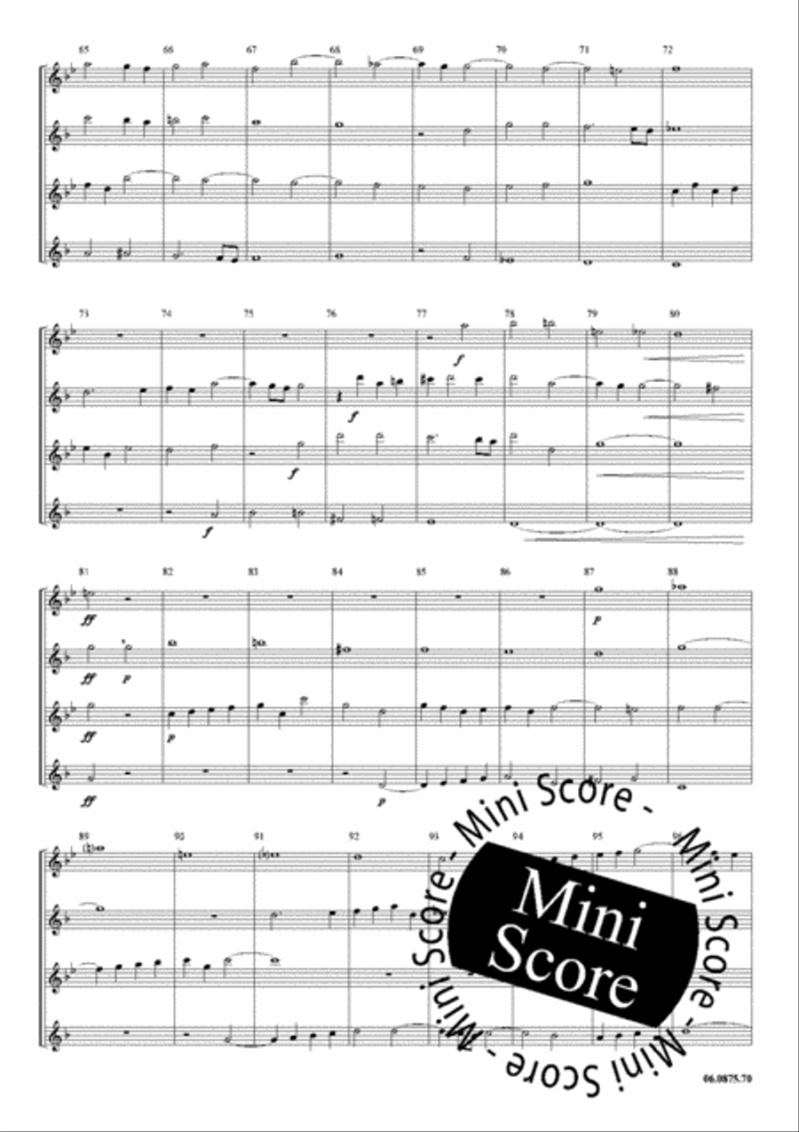 Ricercare Cromatico post il Credo Saxophone Quartet scores gallery preview page 7